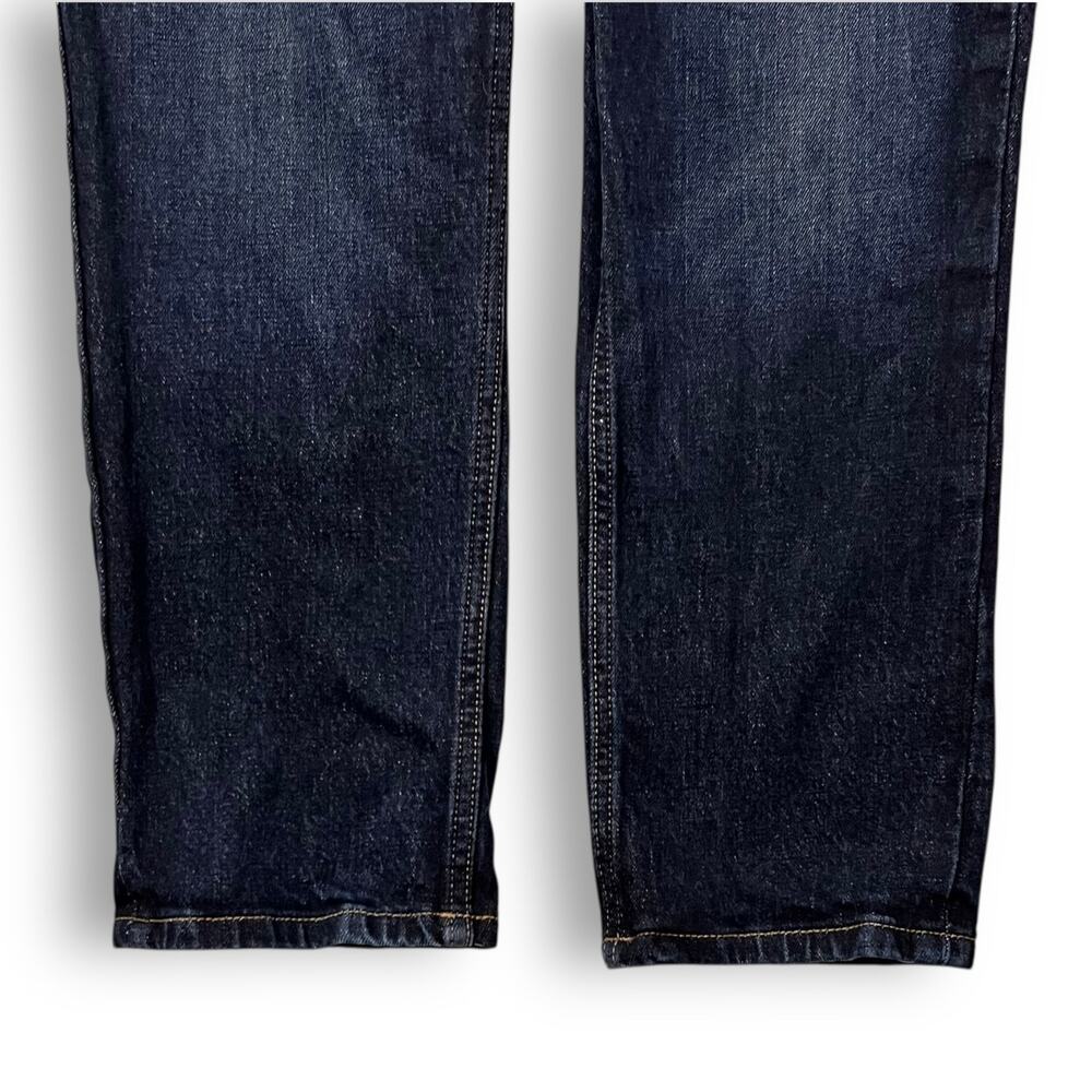 Everlane Straight Leg Jeans Dark Wash Organic Cotton Denim Womens 34x28 - Picture 5 of 9